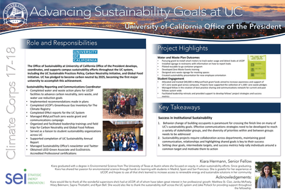 Advancing Sustainability Goals at UC