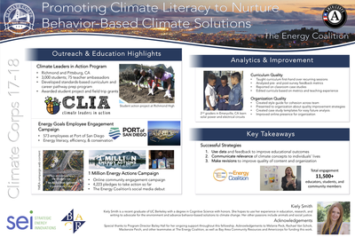 Promoting Climate Literacy to Nurture Behavior-Based Climate Solutions
