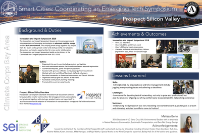 Smart cities: coordinating an emerging tech symposium